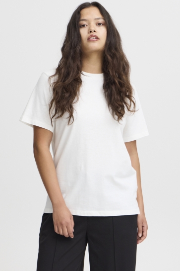 Ichi T-shirt IHPALMER LOOSE SS 20119365 114201 CLOUD DANCER