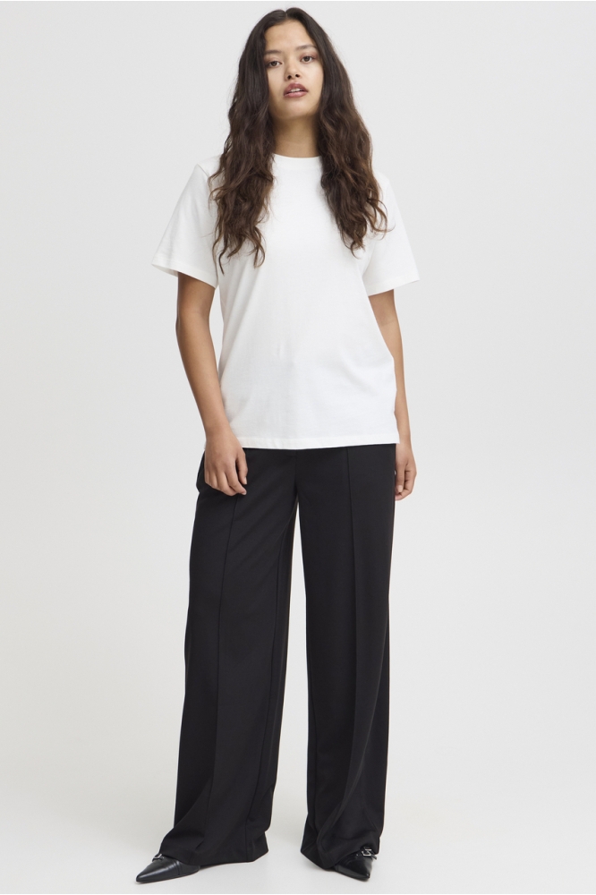 Ichi witte dames t-shirt | Model