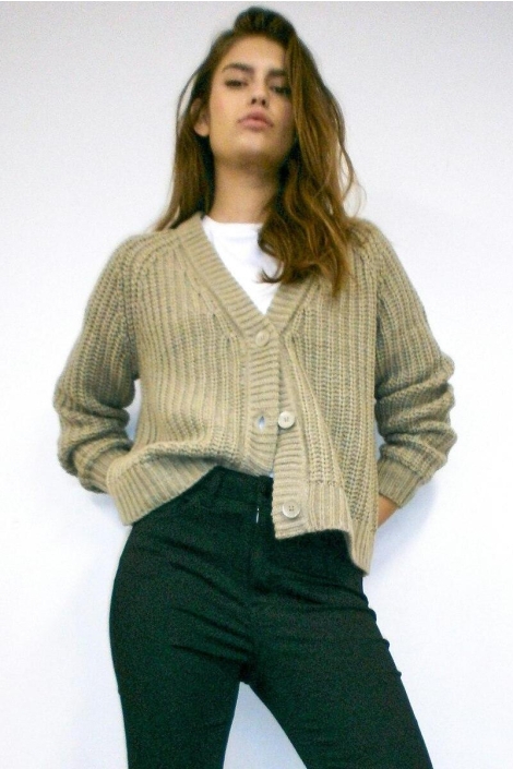 Noisy may ecru dames vest | Model