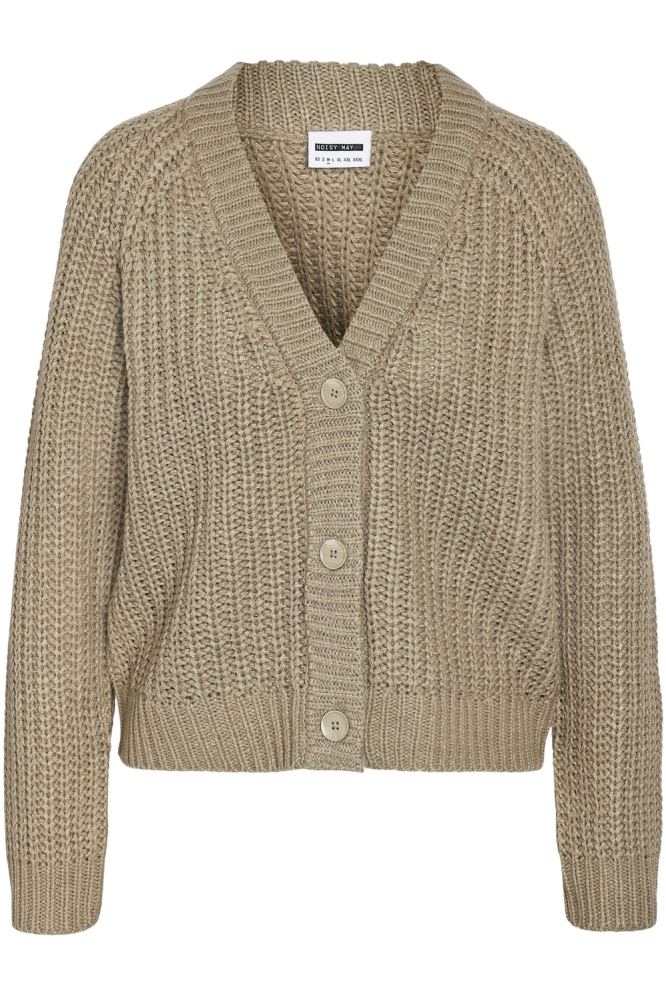 Noisy may ecru dames vest | Vooraanzicht