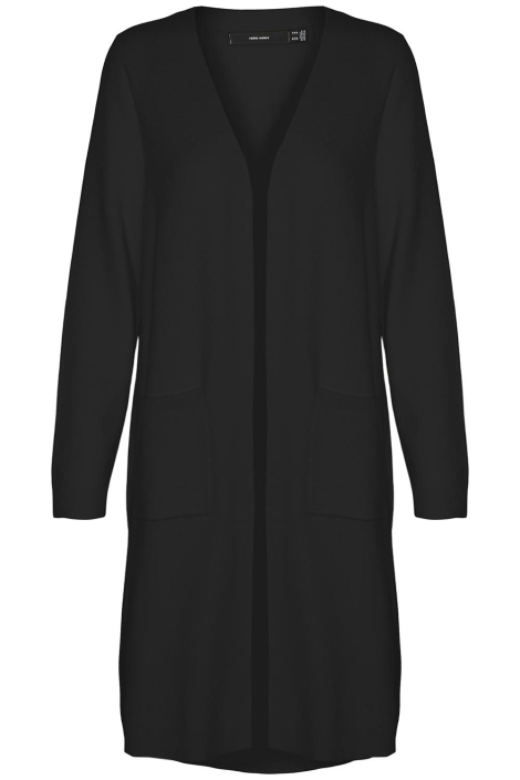 Vero Moda zwarte dames vest | Vooraanzicht