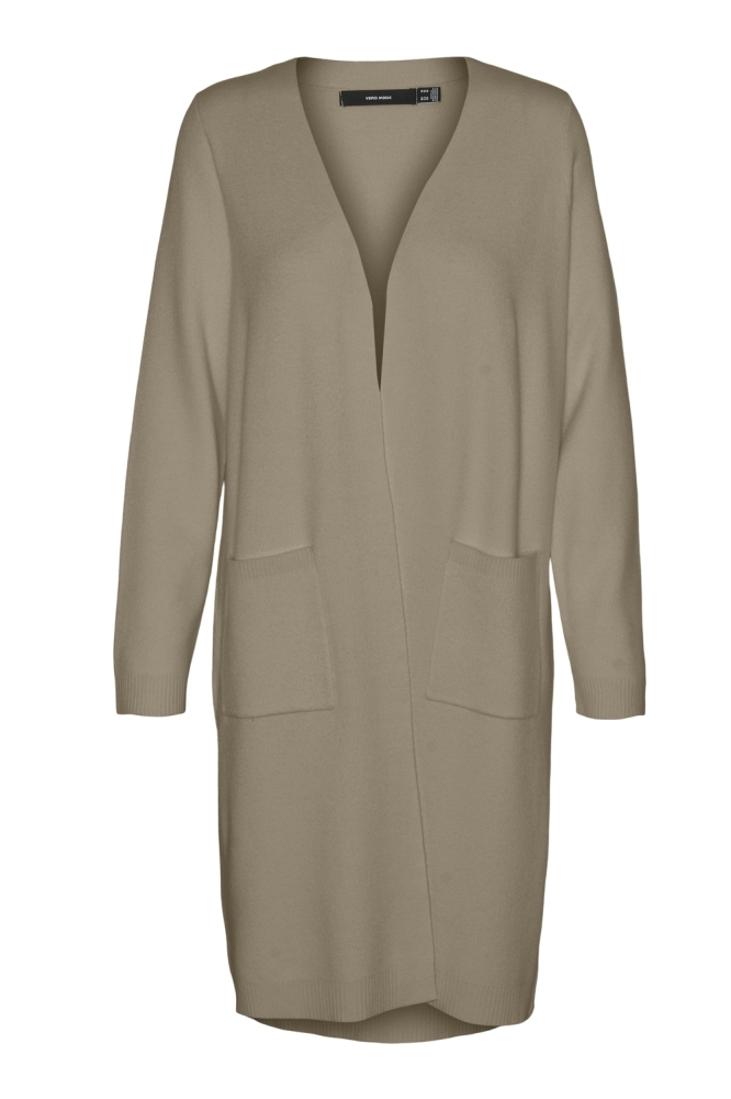 Vero Moda bruine dames vest | Vooraanzicht