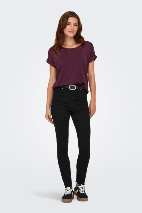 Only bordeaux dames t-shirt | Model