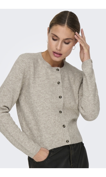 JDYCHLOE LIFE L/S CARDIGAN KNT NOOS 15330581 TURTLEDOVE/MELANGE