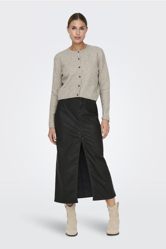 Jacqueline de Yong ecru dames vest | Model