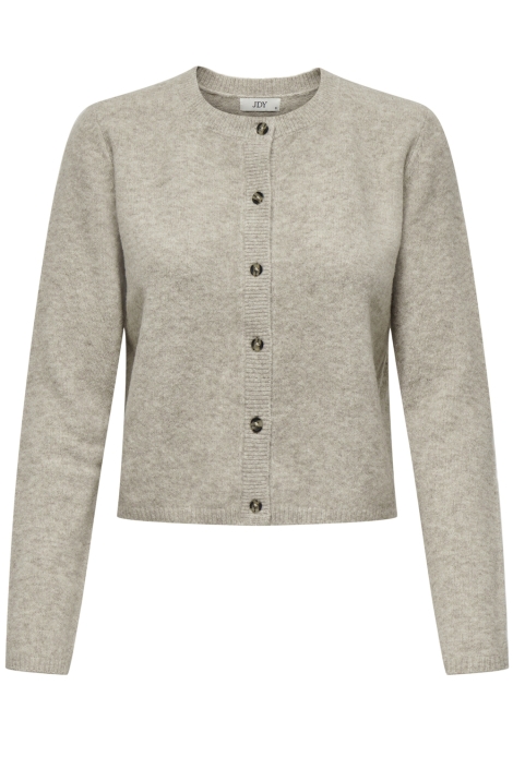 Jacqueline de Yong ecru dames vest | Vooraanzicht