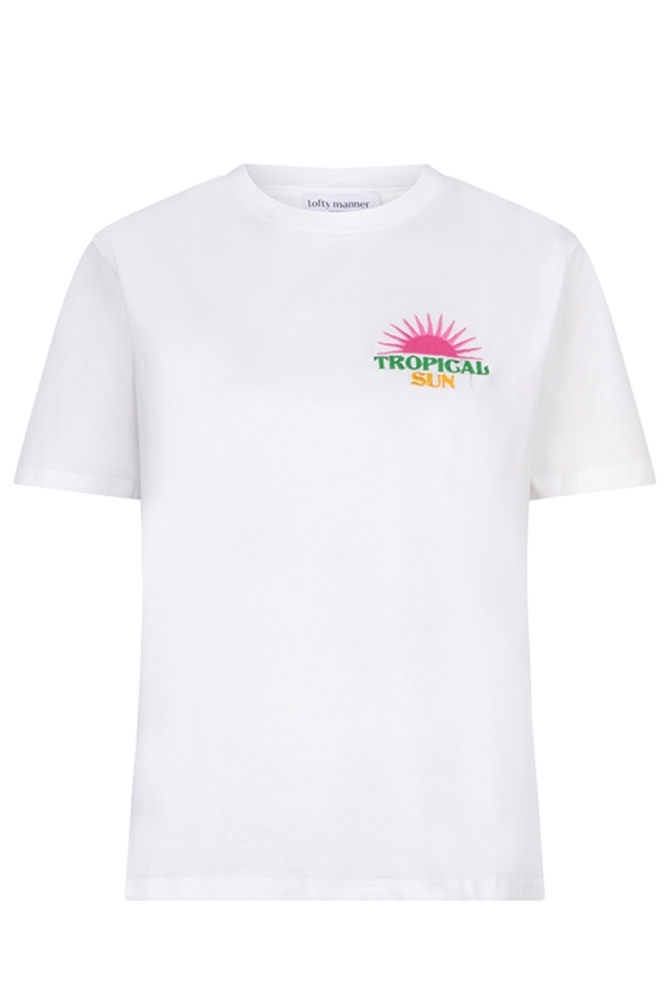 Lofty Manner witte dames t-shirt | Vooraanzicht