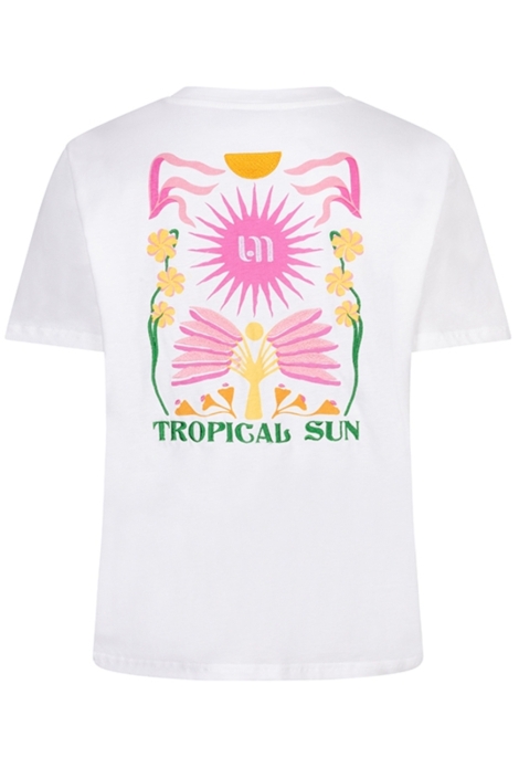 Lofty Manner witte dames t-shirt | Achteraanzicht