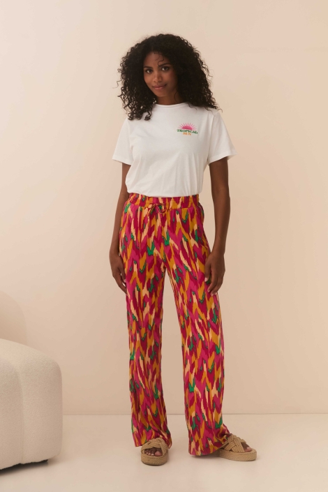 Lofty Manner witte dames t-shirt | Model