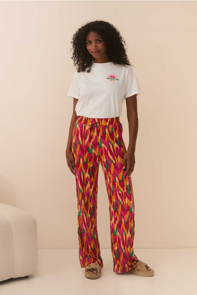 Lofty Manner witte dames t-shirt | Model