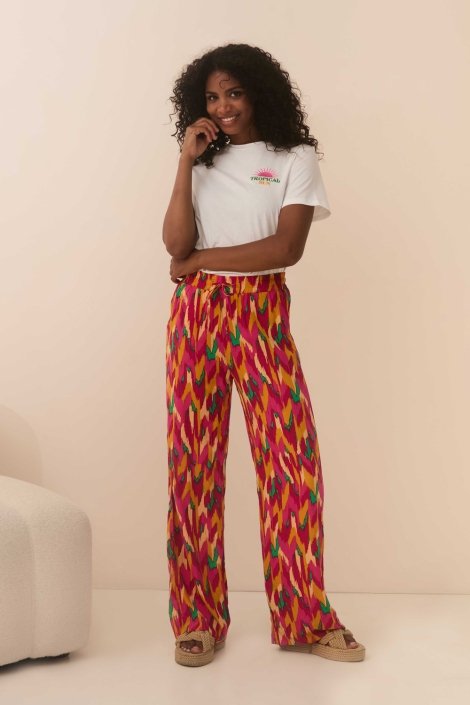 Lofty Manner witte dames t-shirt | Model