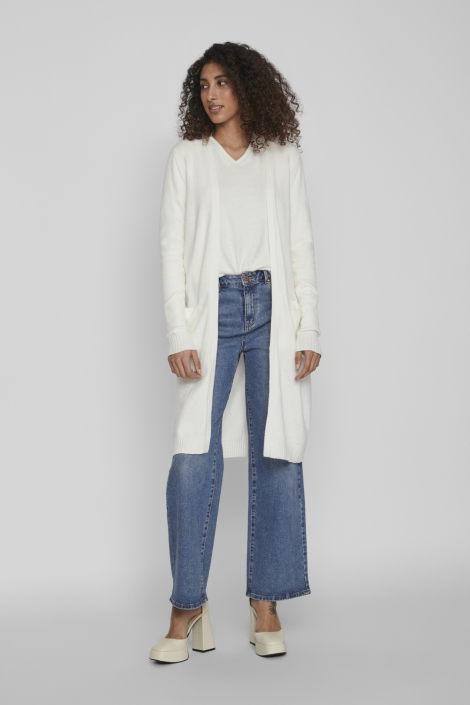 Vila ecru dames vest | Model