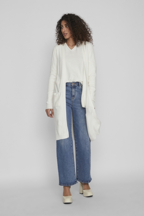 Vila ecru dames vest | Model