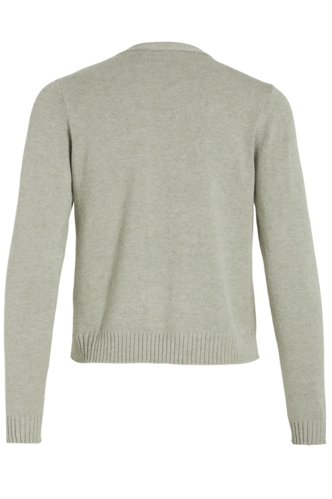 Vila groene dames vest | Achteraanzicht