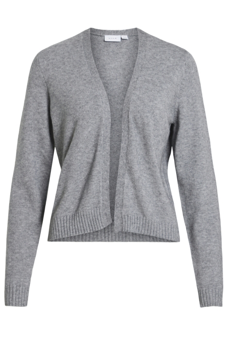 Vila grijze dames vest | Vooraanzicht