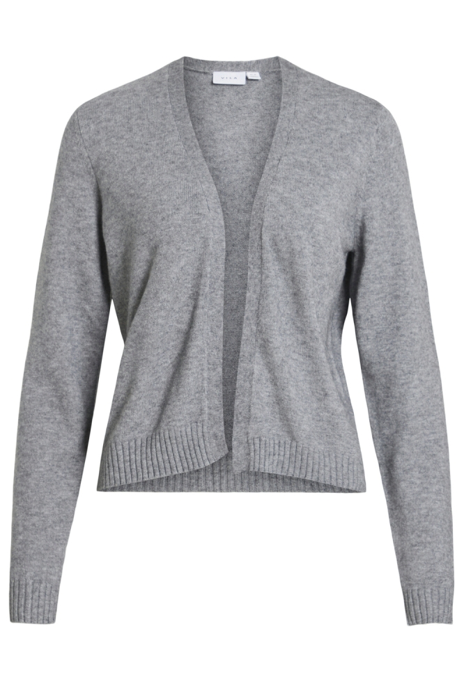 Vila grijze dames vest | Vooraanzicht