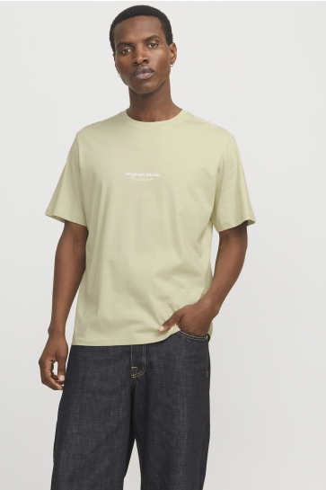 Jack & Jones T-shirt JORVESTERBRO TEE SS CREW NECK NOOS 12240121 Celadon Tint