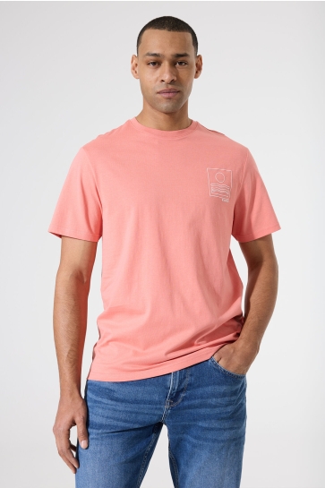 Garcia T SHIRT F51001 1313 DARK PINK