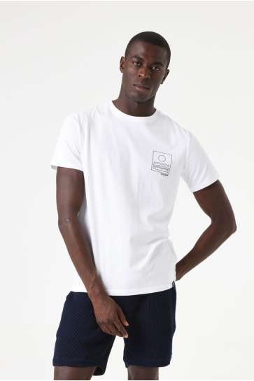 Garcia T SHIRT F51001 50 WHITE