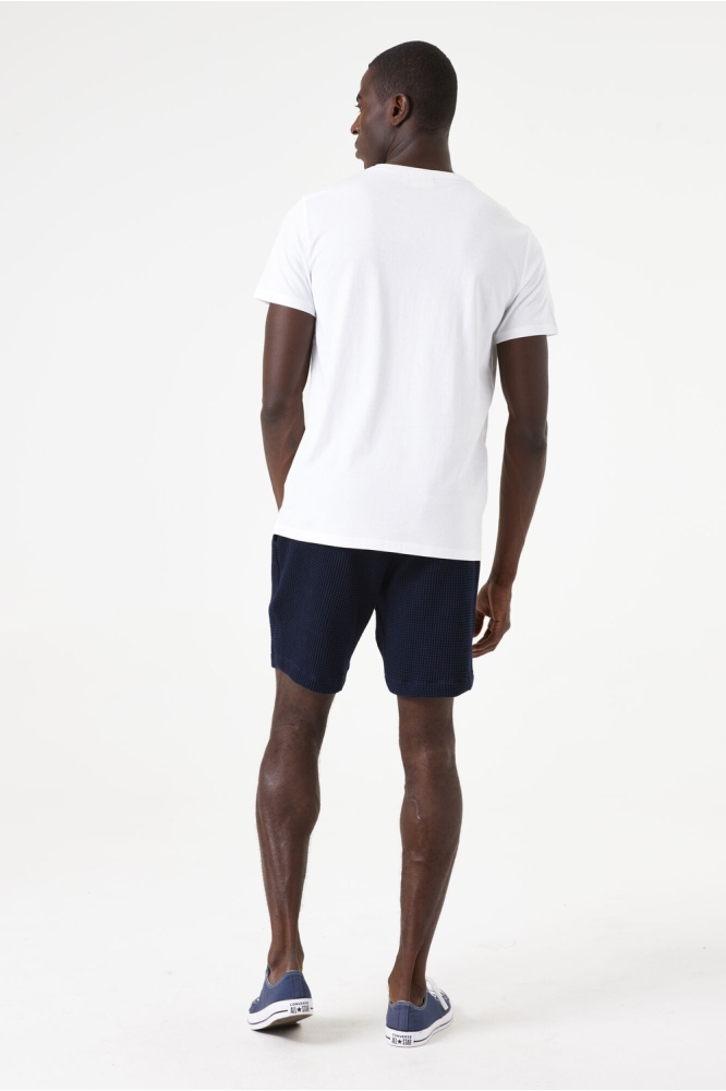 Garcia witte heren t-shirt | Model achteraanzicht