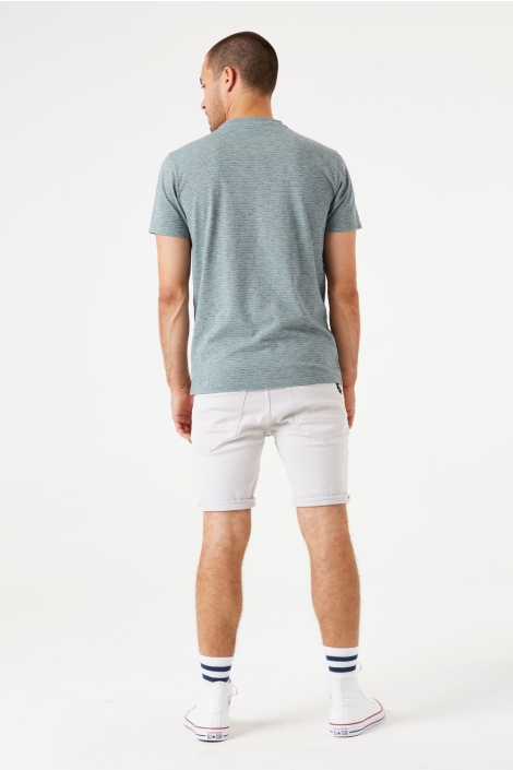 Garcia groene heren t-shirt | Model achteraanzicht