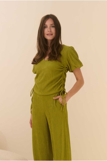 Lofty Manner T-shirt TOP CELIA QC12 450 green