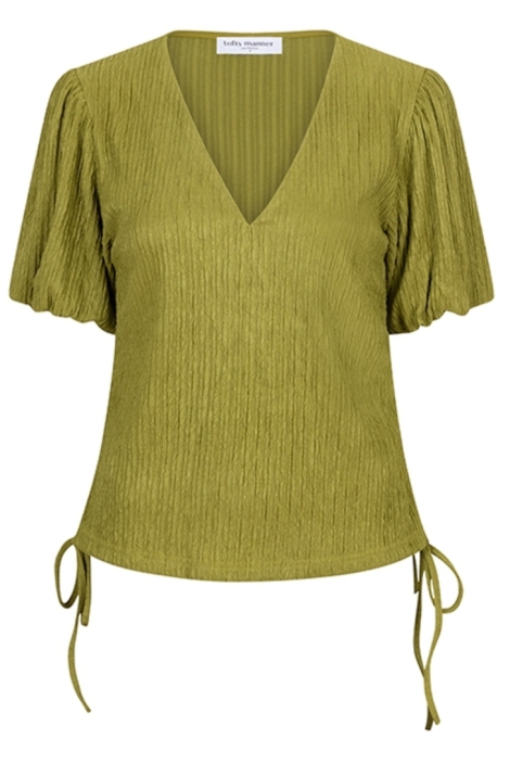 Lofty Manner groene dames t-shirt | Vooraanzicht