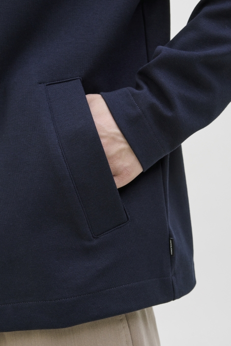 Jack & Jones blauwe heren vest | Close up