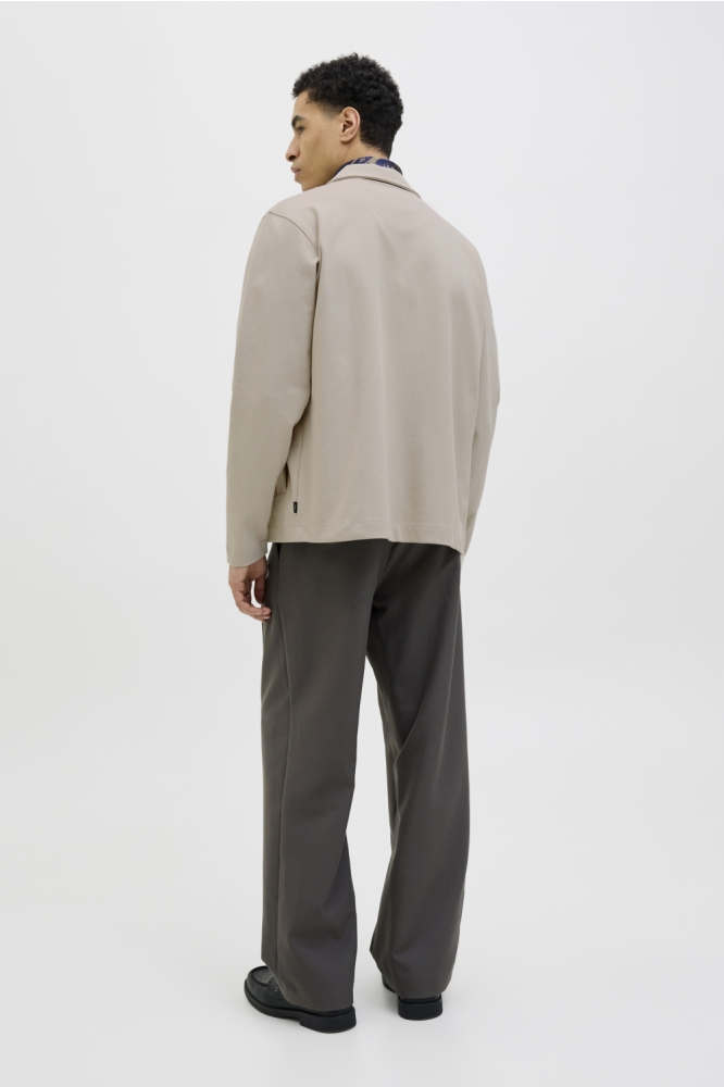 Jack & Jones beige heren vest | Model achteraanzicht