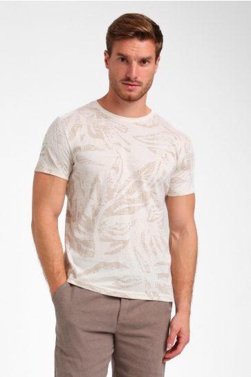 Gabbiano ALLOVER PRINT T SHIRT 155911 SAND