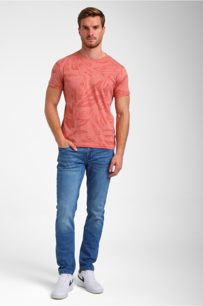 Gabbiano oranje heren t-shirt | Model