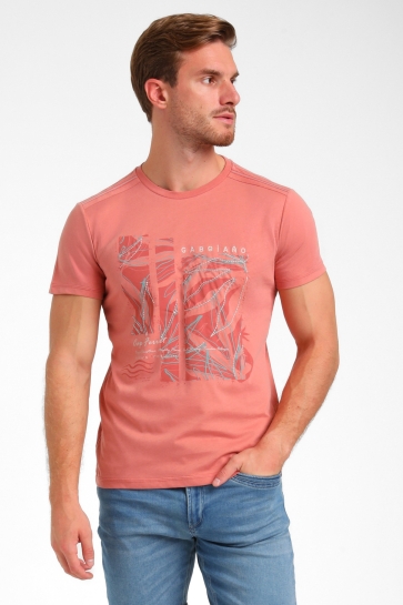 Gabbiano T-shirt FRONT PRINTED T SHIRT 155913 SUNSET RED