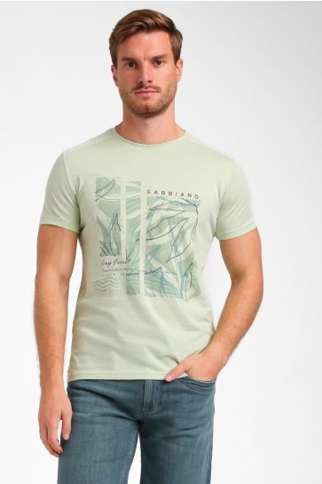 Gabbiano T-shirt FRONT PRINTED T SHIRT 155913 MINT GREEN
