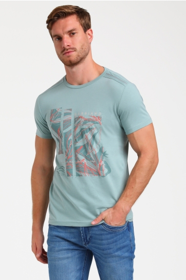 Gabbiano T-shirt FRONT PRINTED T SHIRT 155913 OCEAN BLUE