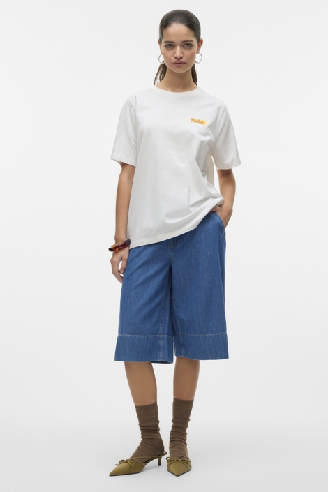 Vero Moda witte dames t-shirt | Model