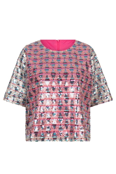 Lofty Manner roze dames t-shirt | Vooraanzicht