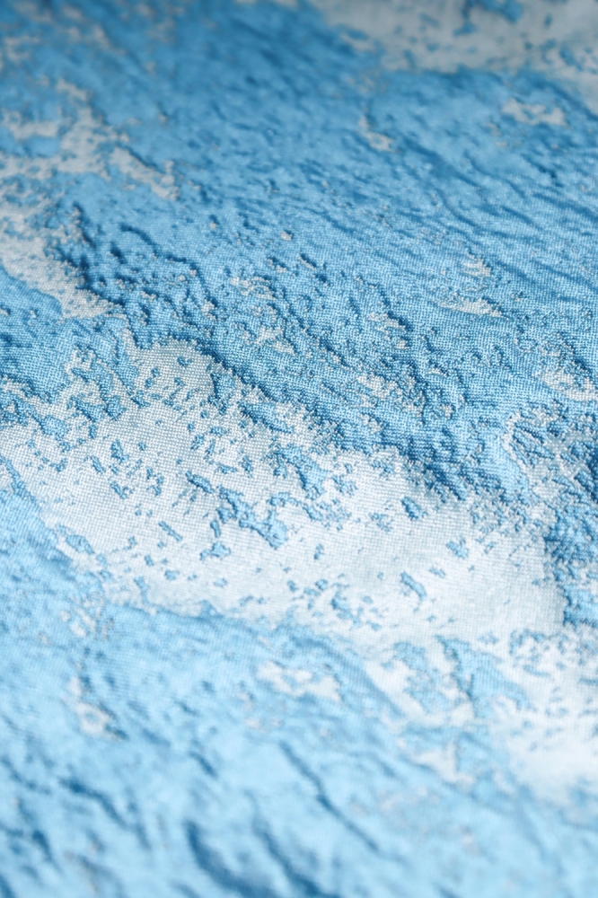 Lofty Manner blauwe dames t-shirt | Kleurstaal