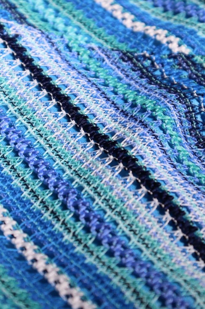 Lofty Manner blauwe dames blouse | Kleurstaal