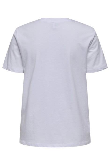 Only witte dames t-shirt | Achteraanzicht