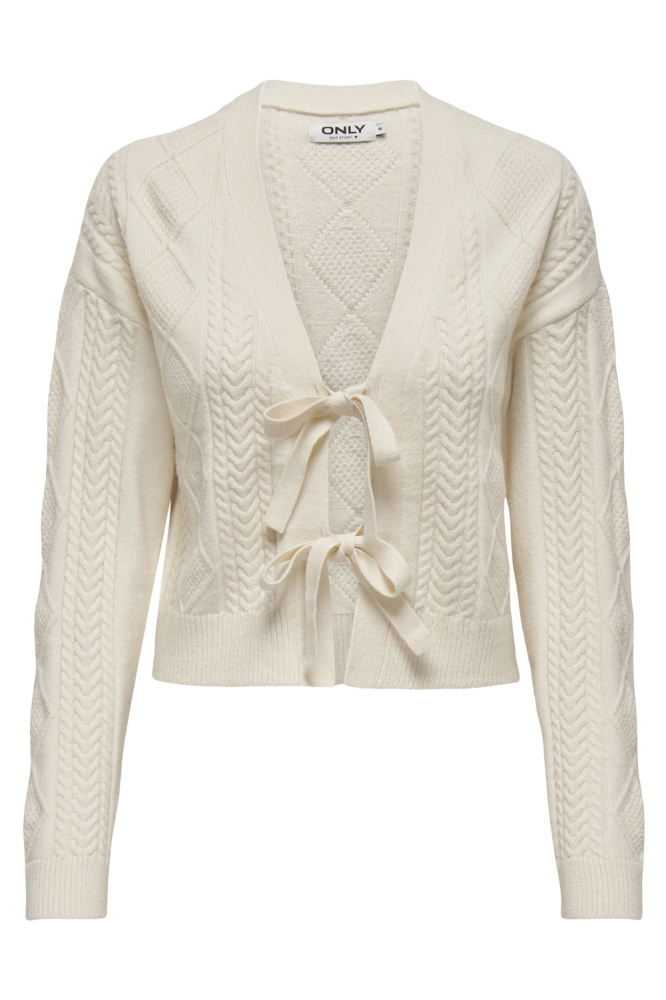 Only beige dames vest | Vooraanzicht