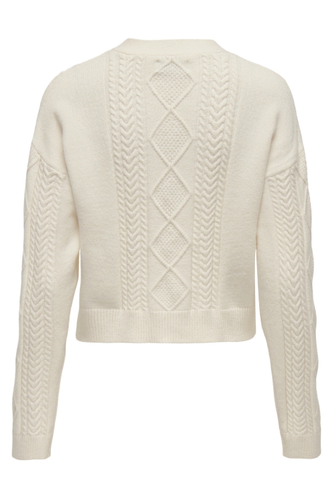 Only beige dames vest | Achteraanzicht