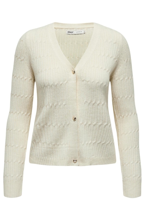 Only beige dames vest | Vooraanzicht