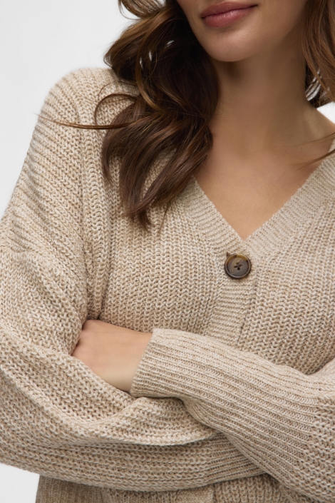 Vero Moda beige dames vest | Close up