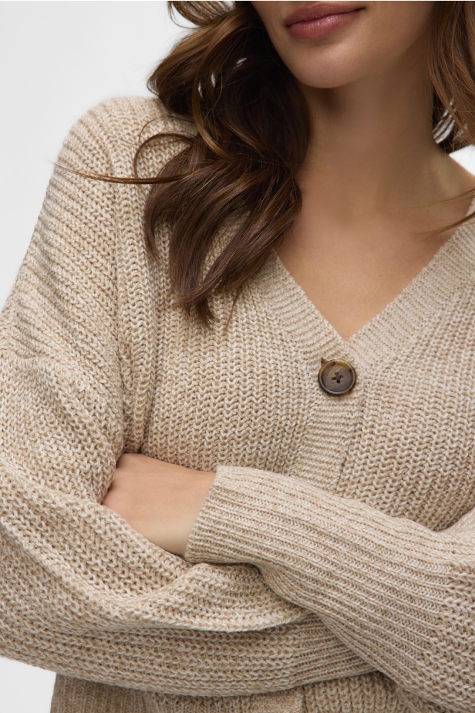 Vero Moda beige dames vest | Close up