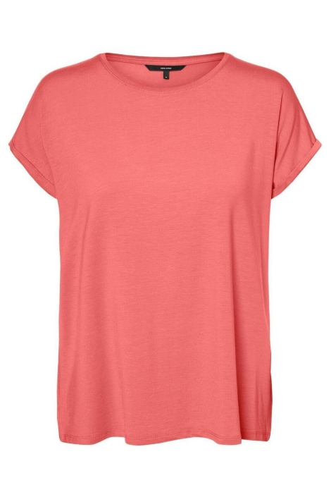 Vero Moda oranje dames t-shirt | Vooraanzicht