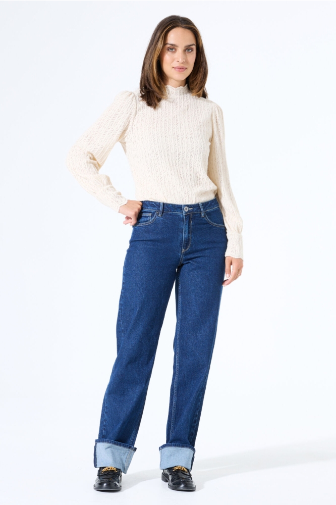 Garcia beige dames t-shirt | Model