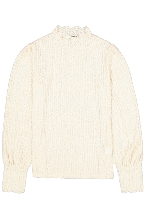 Garcia beige dames t-shirt | Vooraanzicht