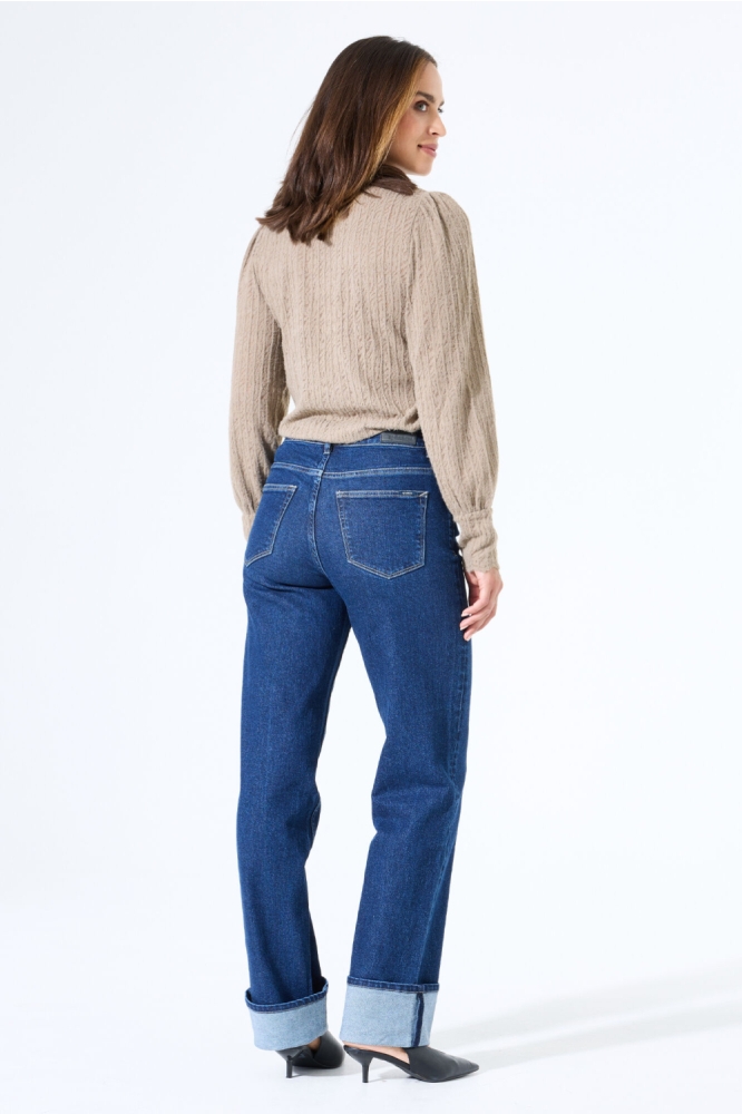 Garcia taupe dames t-shirt | Model