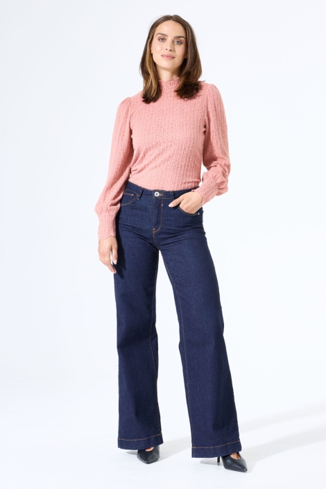 Garcia roze dames t-shirt | Model