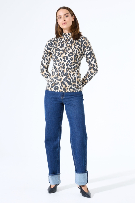 Garcia beige dames t-shirt | Model